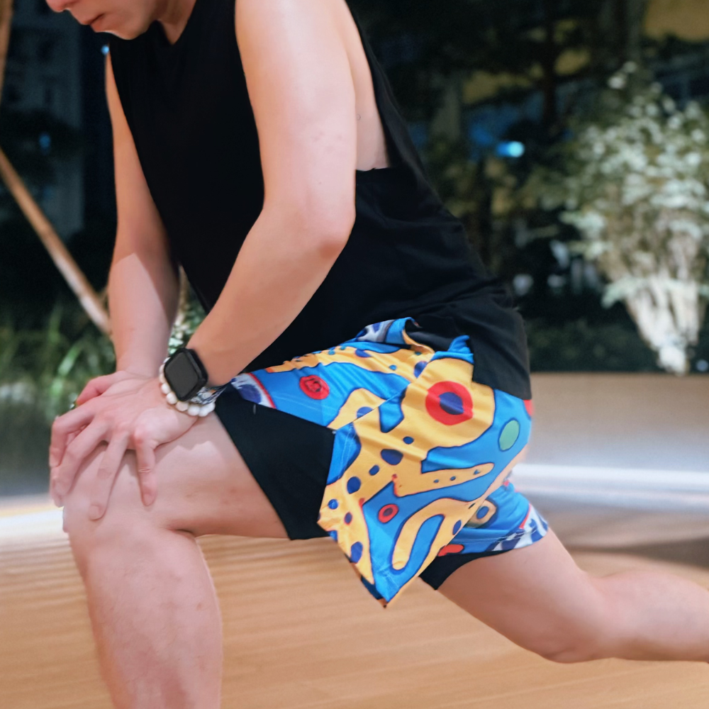 Bikram Ember - Compression Yoga Shorts