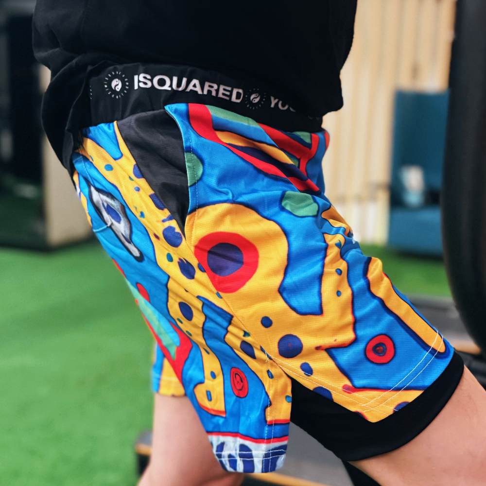 Bikram Ember - Compression Yoga Shorts