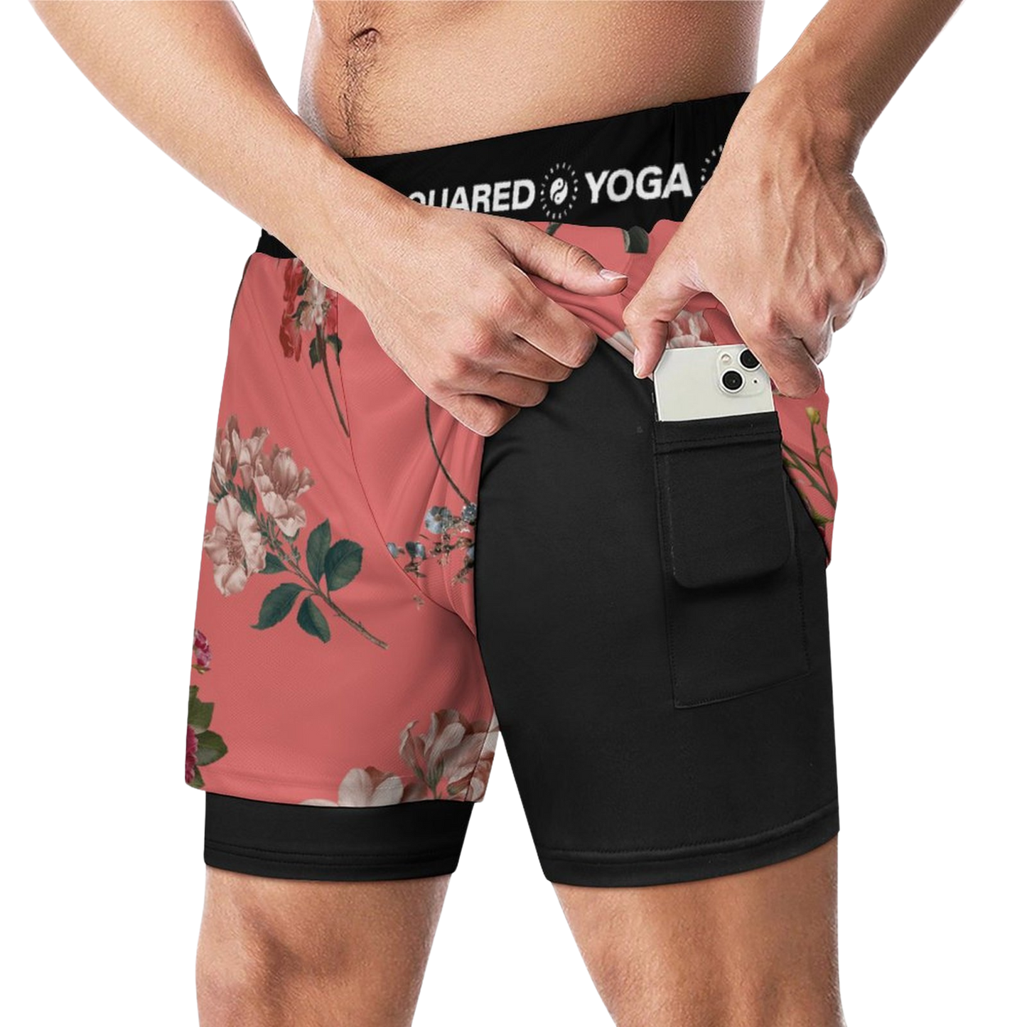 Botanicals - Comrpession Yoga Shorts