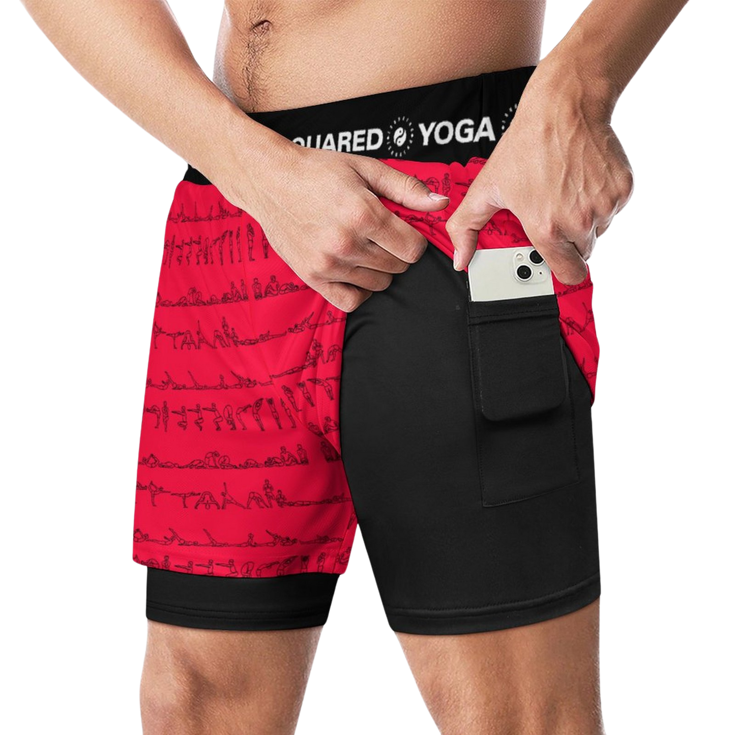 Bikram Series - Compression Yoga Shorts