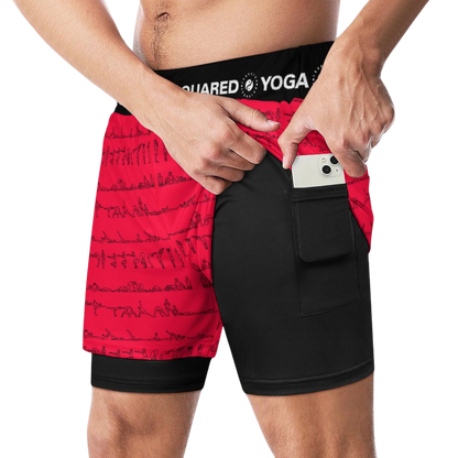 Bikram Series - Compression Yoga Shorts