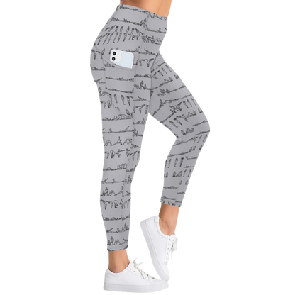 Bikram Pastel - iSquared Pocket Leggings