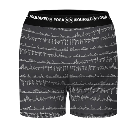 Bikram Ember - iSquared Yoga Shorts