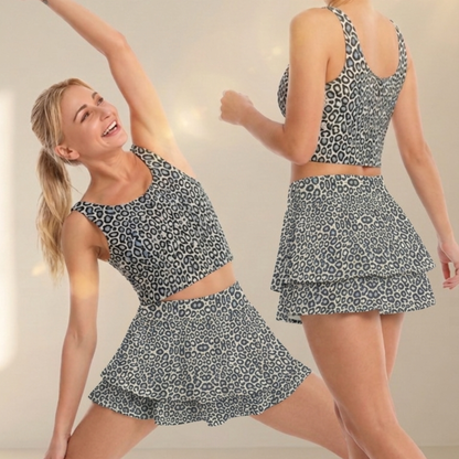 Wild Leopards - iSquared Ruffle Skirt