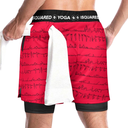 Bikram Series - Compression Yoga Shorts