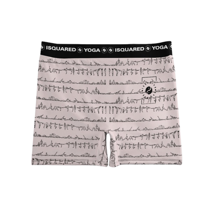 Bikram Pastel - iSquared Yoga Shorts