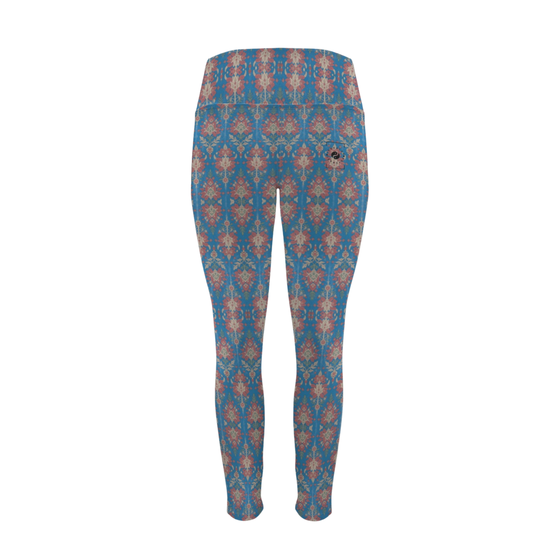 Jaipur Love iSquared Pocket Leggings with high-rise waistband, 4-way stretch fabric, and two side pockets