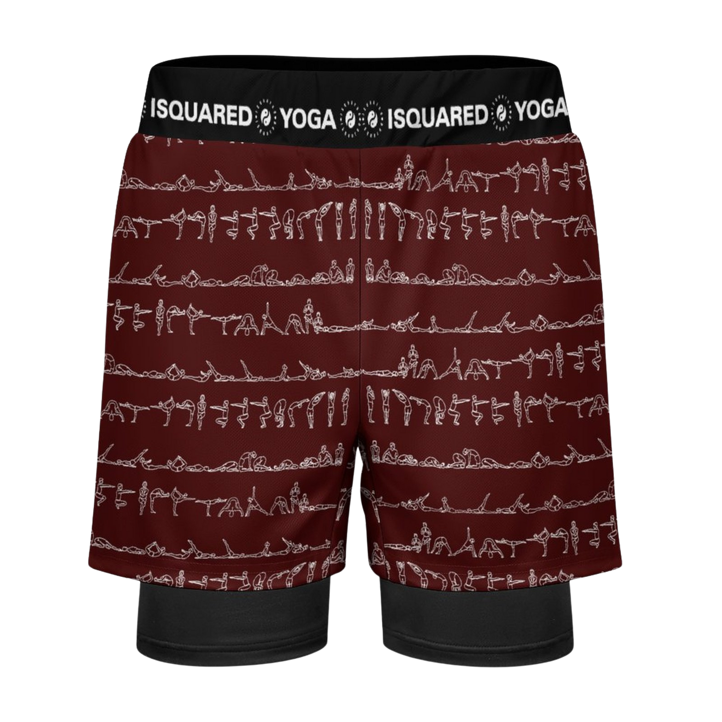 Bikram Ember - Compression Yoga Shorts