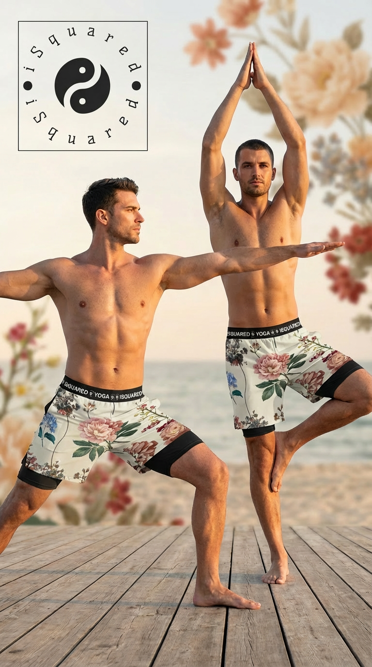 Botanicals - Comrpession Yoga Shorts