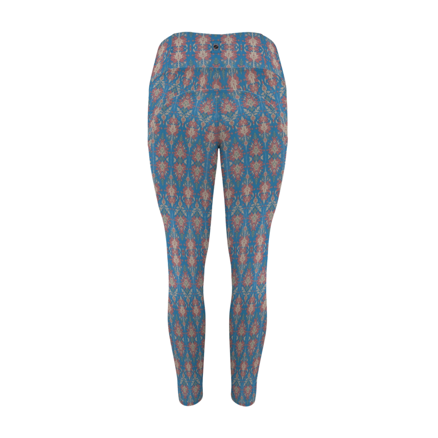 Jaipur Love iSquared Pocket Leggings with high-rise waistband, 4-way stretch fabric, and two side pockets
