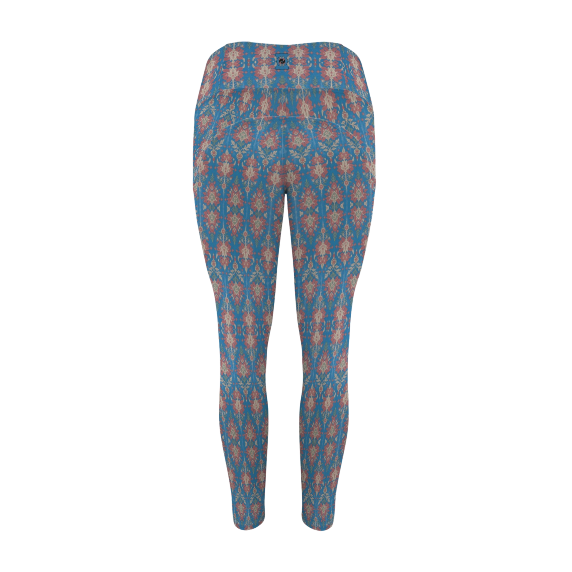 Jaipur Love iSquared Pocket Leggings with high-rise waistband, 4-way stretch fabric, and two side pockets
