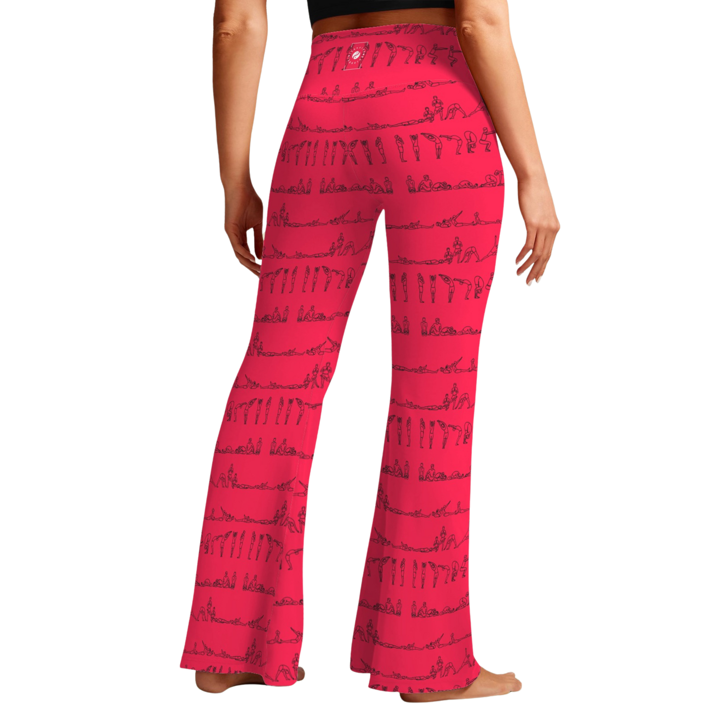 Bikram Series - Cross Waisted Flair Leggings