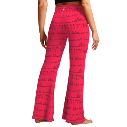 Bikram Series - Cross Waisted Flair Leggings