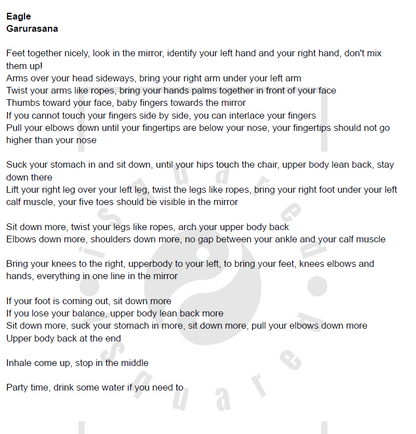 Hot Yoga 26+2 Full Instructions