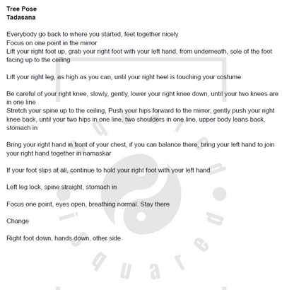 Hot Yoga 26+2 Full Instructions