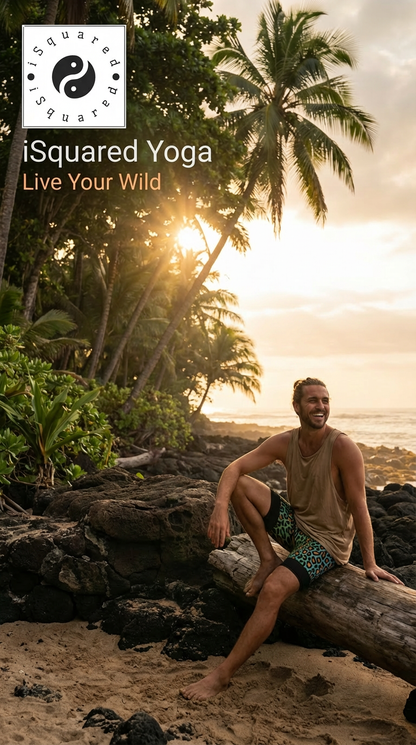 Wild Leopards - Compression Yoga Shorts